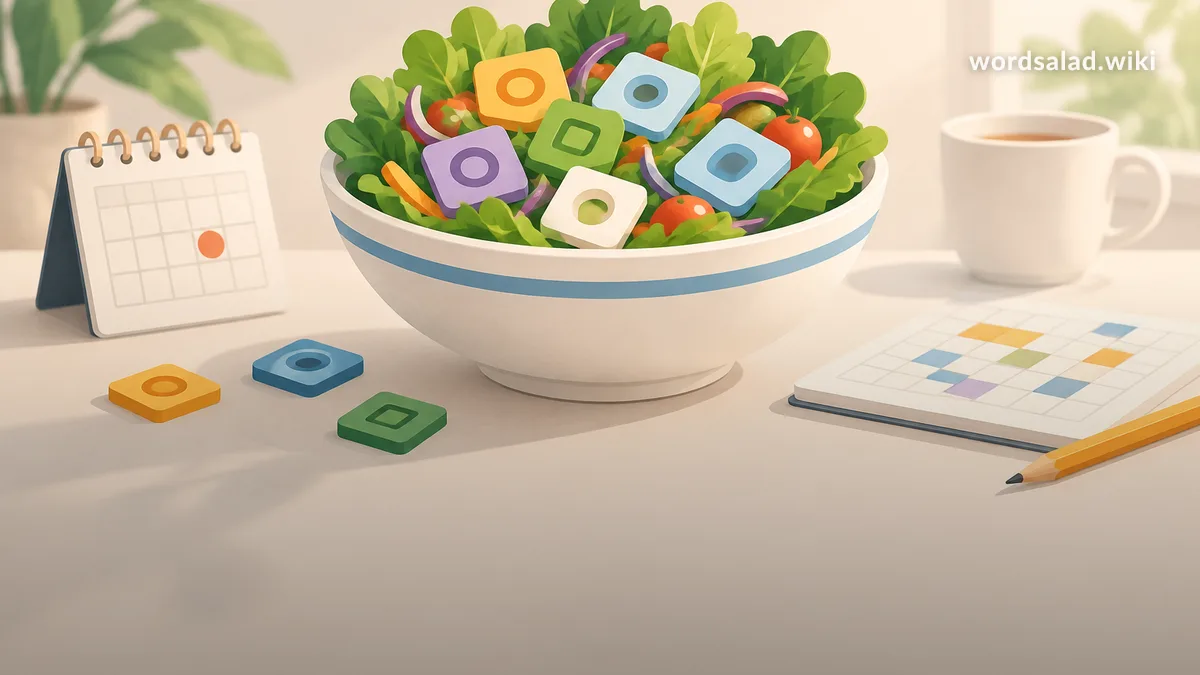 The Word Salad Daily Puzzle: One Salad a Day, Explained